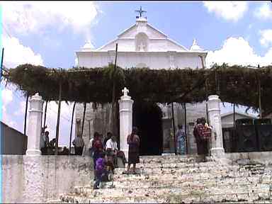 Stairs to ChiChi church