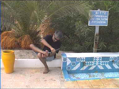 Some turpentine to get the tar off your feet after a beach walk