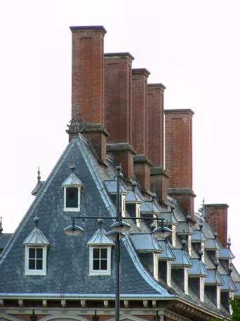 Huge chimneys off Grote Markt