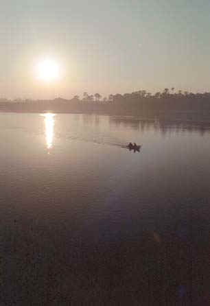 The Nile at dusk