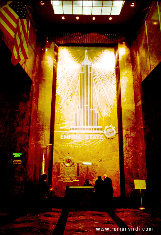 Wow, I was blown away by the elegance of the lobby of the Empire State Building. It's mostly made of Italian marble