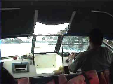 On the speedboat to Bocas del Toro