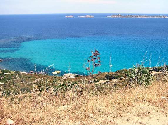 Along the costal road from Villasimius to Costa Rei. The long island is Isla Serpentara