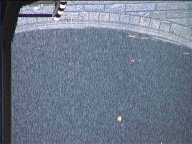 It was raining in Zurich when we left: Tunnel entrance at train station 'Bahnhof Enge'