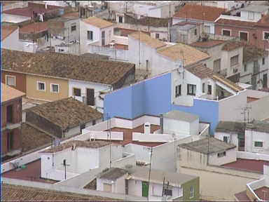 Looking down from Denia Fort