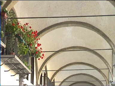 Arches and balcony