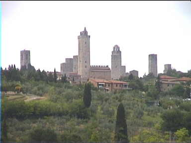 The towers of San Gimignano