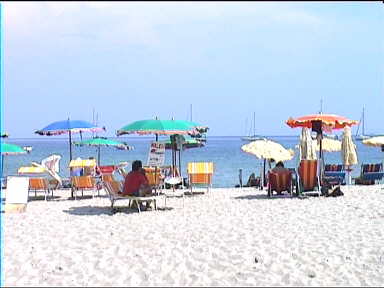 The beach around Cavoli in the southwest of Elba