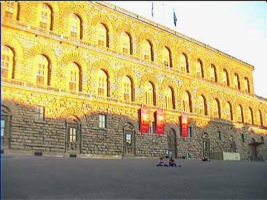 Palazzo Pitti at sunset