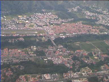 Merida. You can see the landing strip of the airport to the left