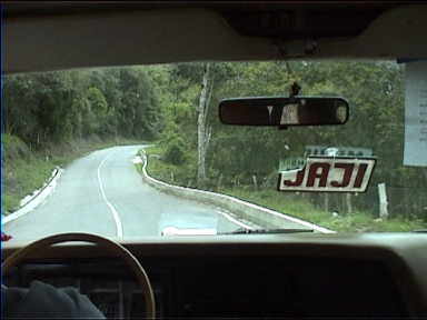 In the bus (actually more a kind of taxi) to Jaji