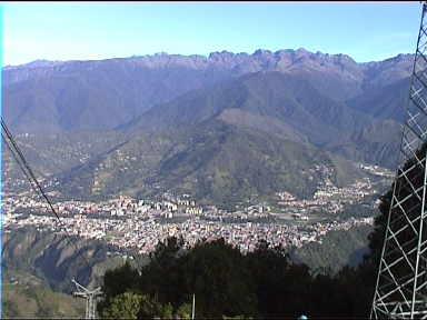 Looking down to Merida