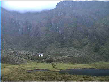 Laguna la Fria at last! It has started drizzling!!