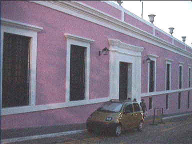 Colourful facade