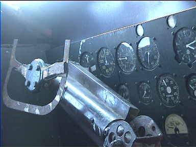 Inside Jimmy Angel's plane, the aviator who "discovered" Angel Falls, outside Ciudad Bolivar airport