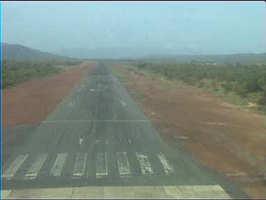 Landing at Canaima