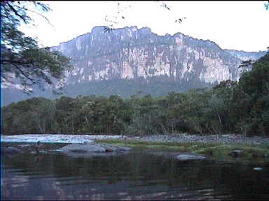 Our Base-Camp for two nights. We can bathe here (if you look carefully, you'll see a bather)