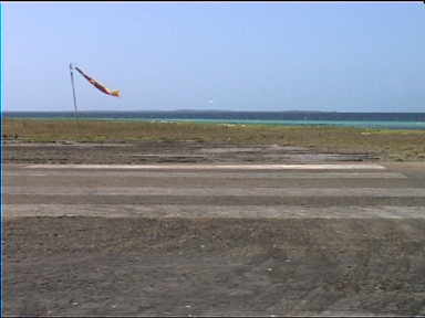 Just look at this! The landing strip at Gran Roque is just next to the turquoise ocean