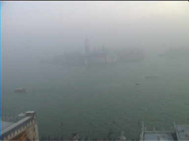 Famous Venice fog not yet out in full force