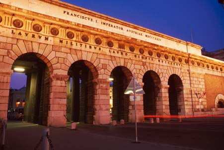 on Vienna's Ring by night