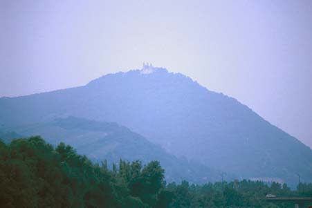 Hilltop church overlooking the city