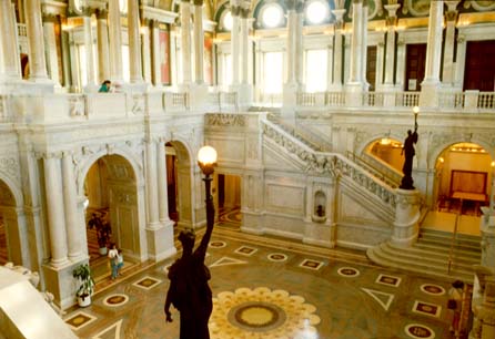 Beautiful government building interior