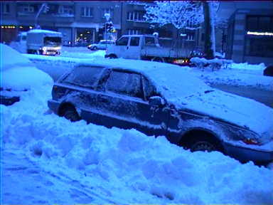 That's PILES of snow..